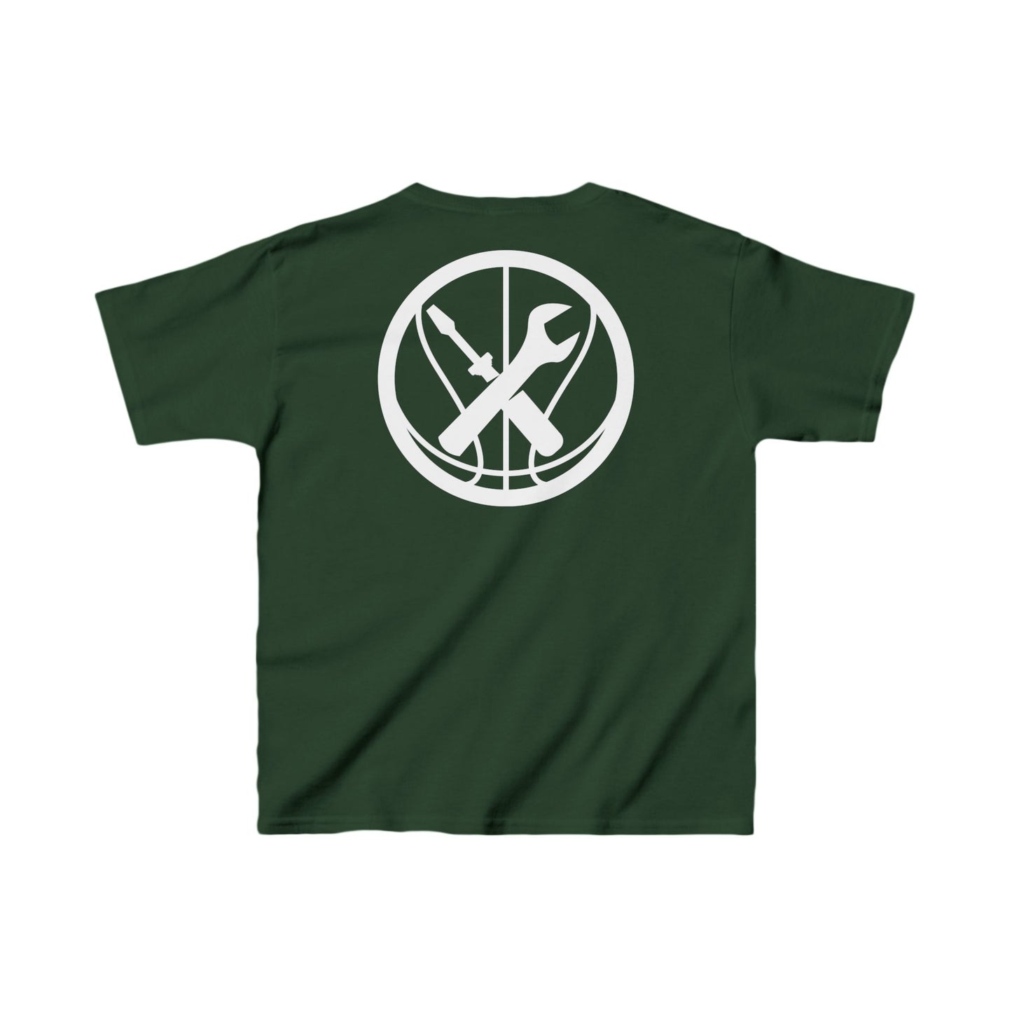 Hoops Mechanic Youth Double Logo SS Tee
