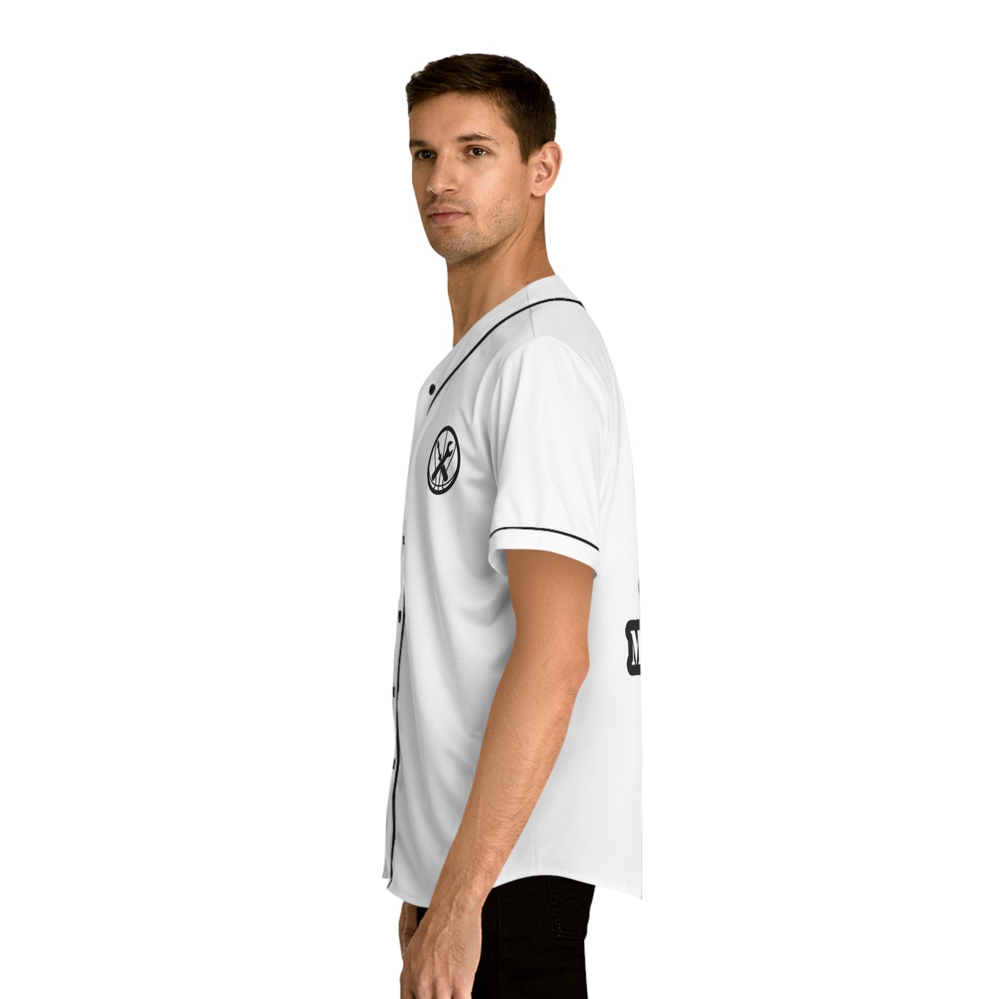 Hoops Mechanic Adult Baseball Jersey