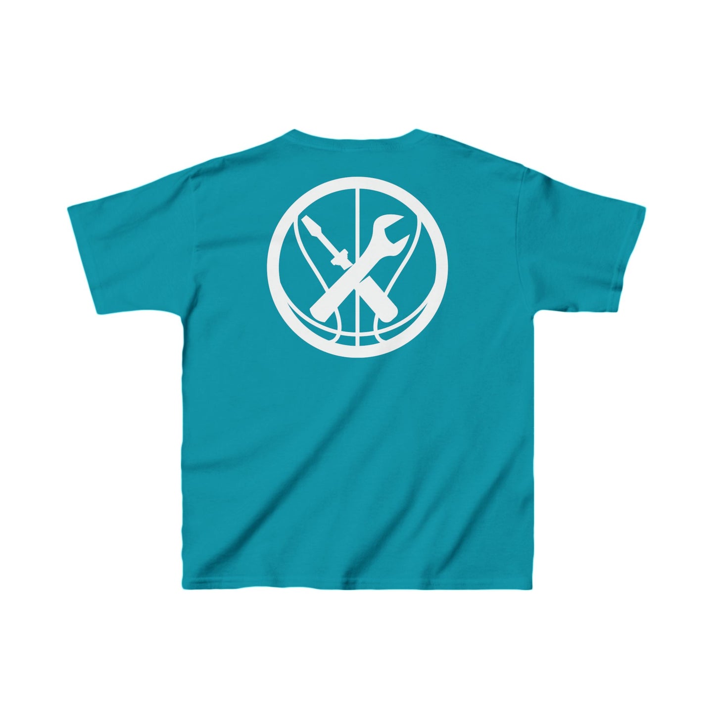 Hoops Mechanic Youth Double Logo SS Tee