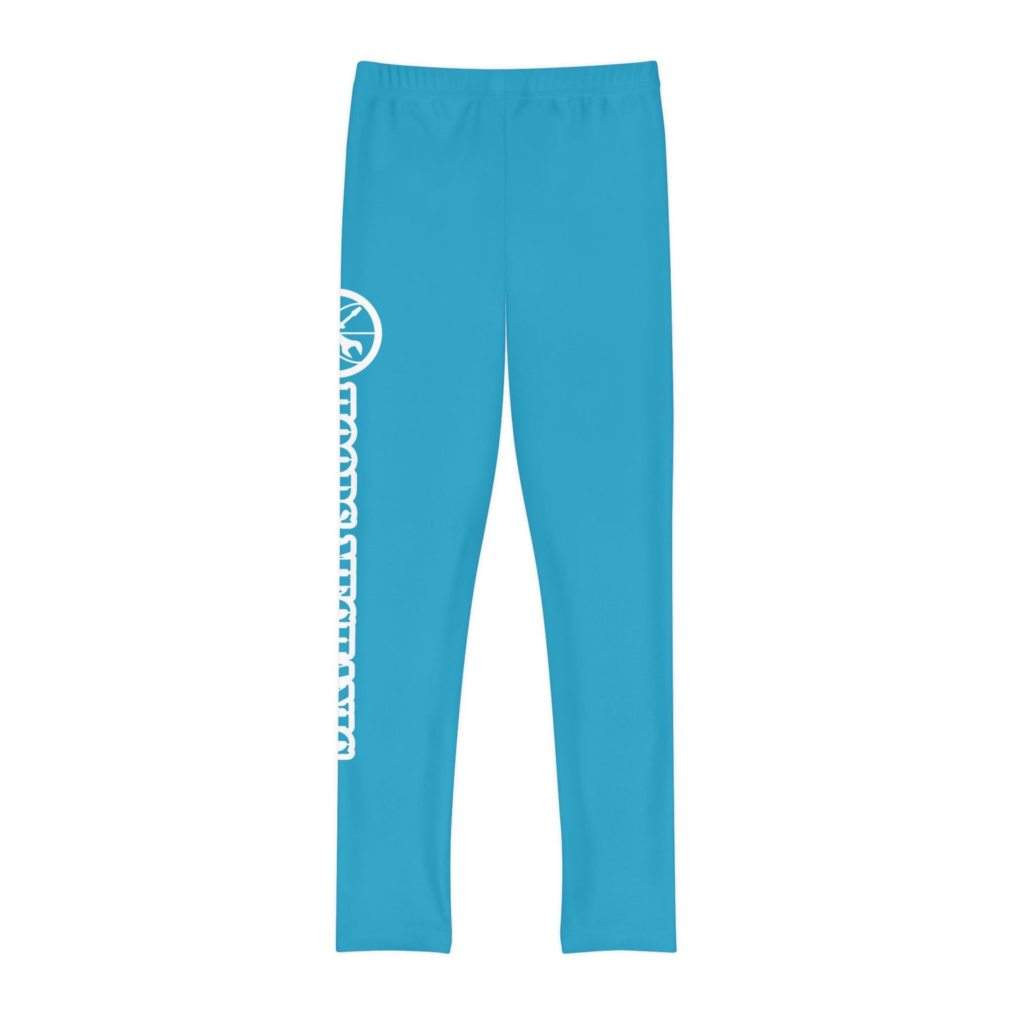 Hoops Mechanic Youth Turquoise Full-Length Leggings