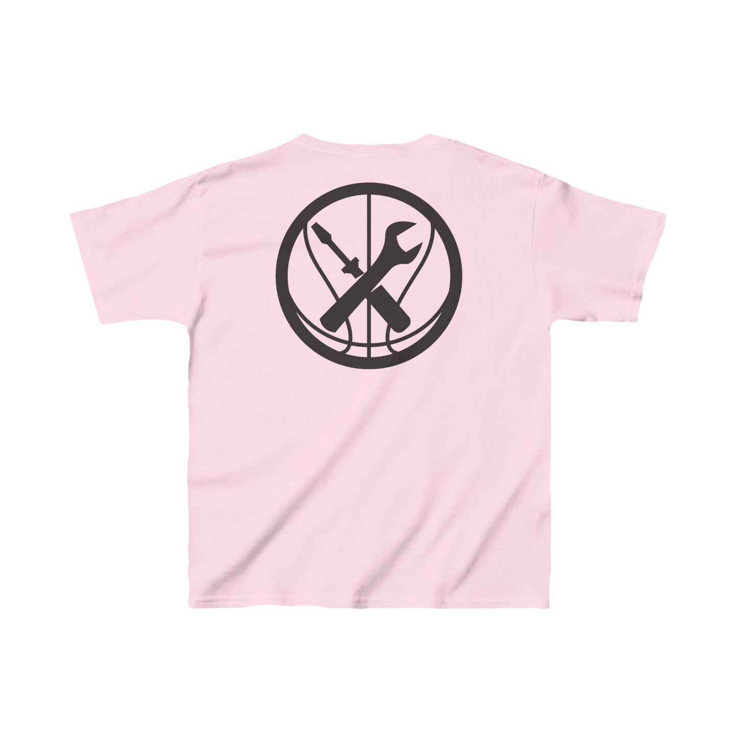 Hoops Mechanic Youth Double Logo SS Tee
