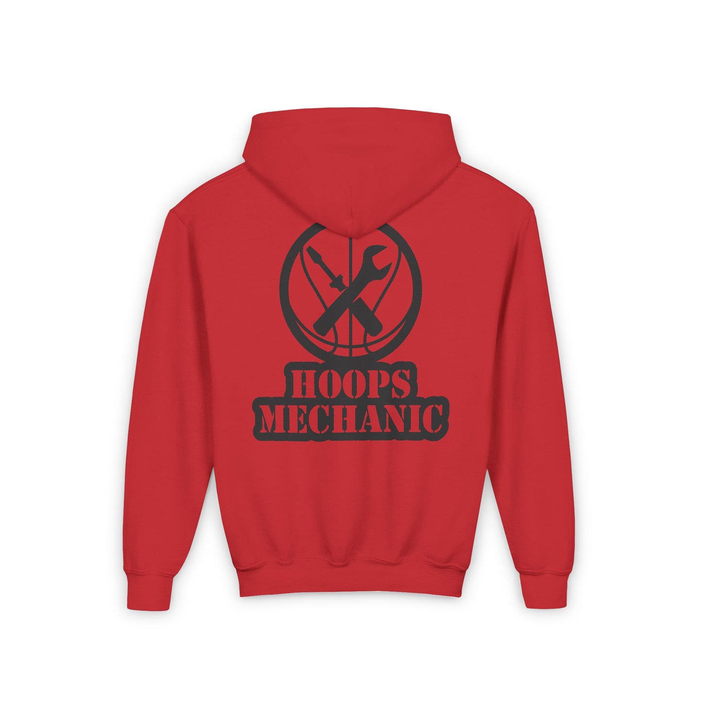Hoops Mechanic Youth Double Logo Basketball Hoodie