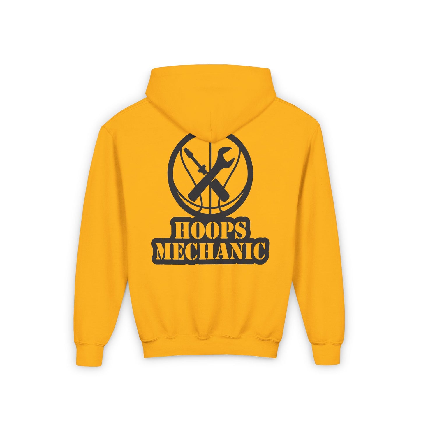 Hoops Mechanic Youth Double Logo Basketball Hoodie