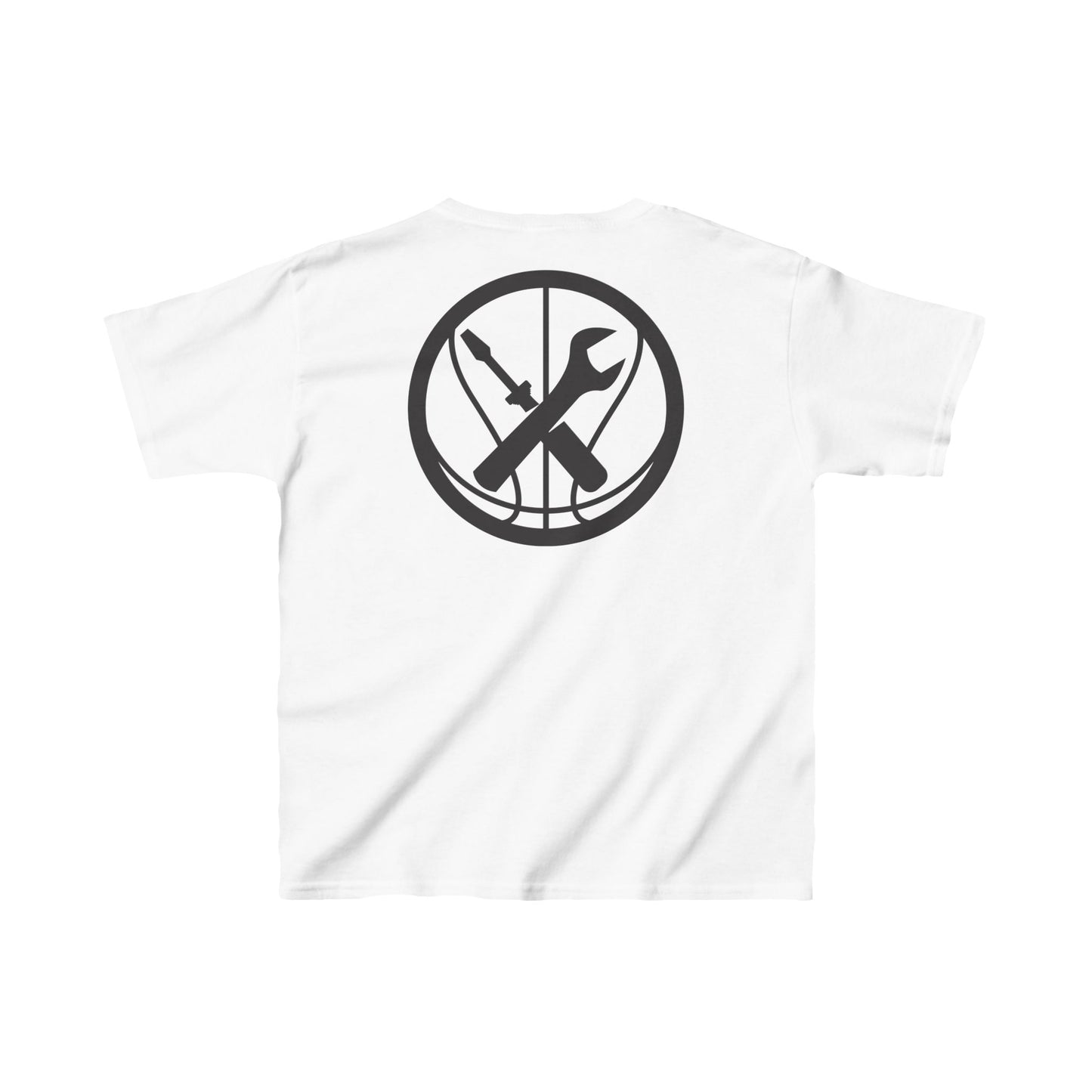 Hoops Mechanic Youth Double Logo SS Tee