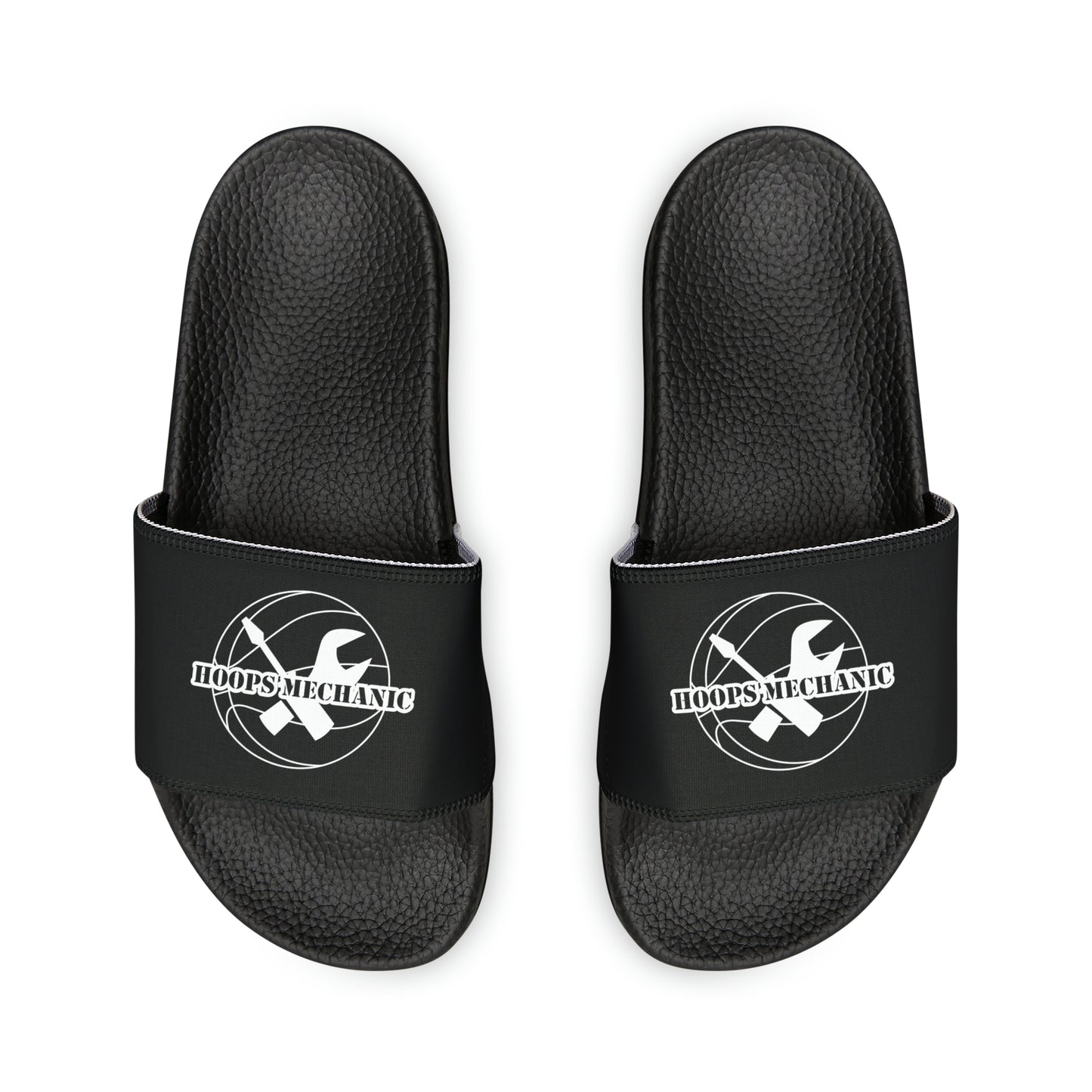 Hoops Mechanic Black Men's PU Slide Sandals