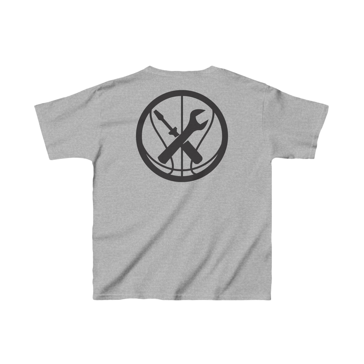 Hoops Mechanic Youth Double Logo SS Tee
