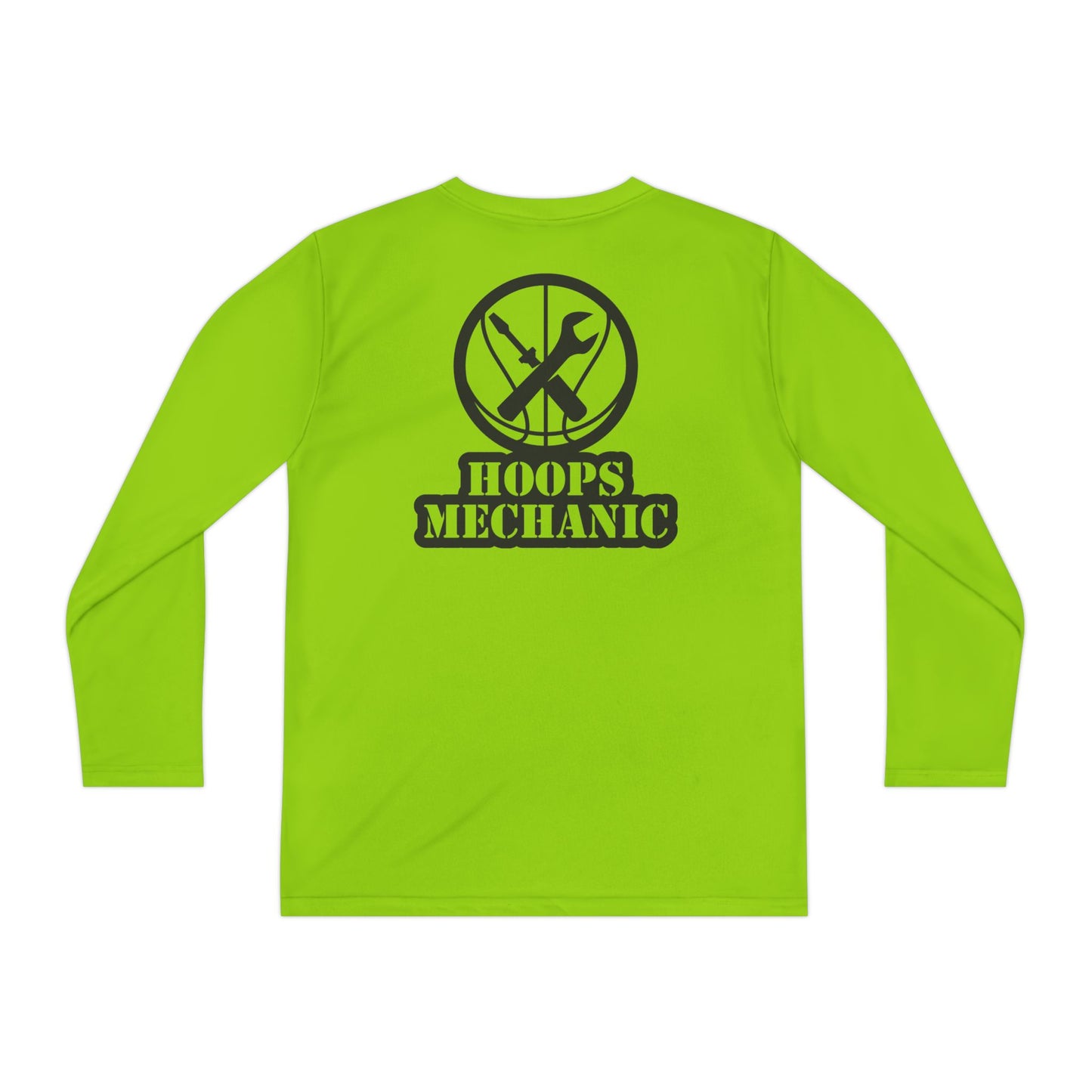 Hoops Mechanic Youth LS Double Logo Tee