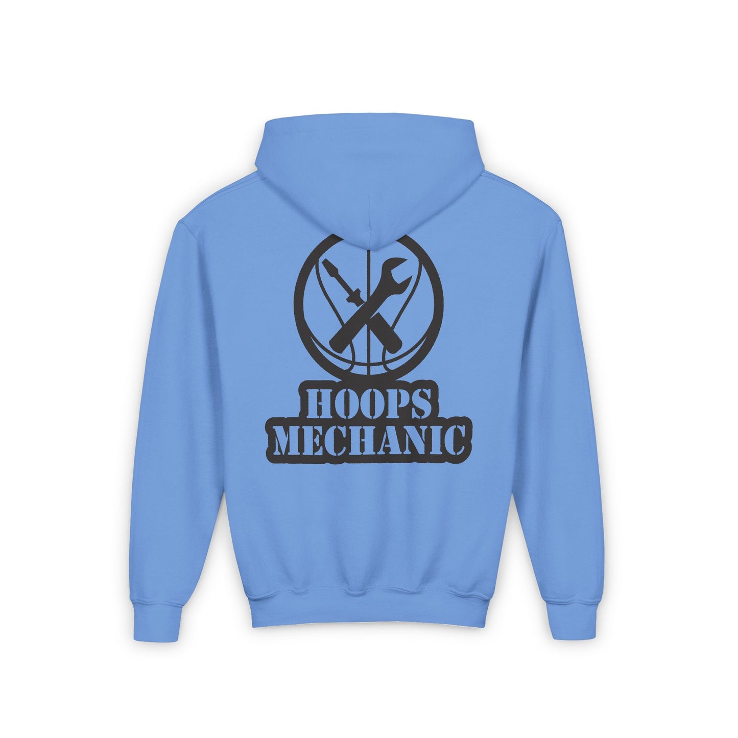 Hoops Mechanic Youth Double Logo Basketball Hoodie