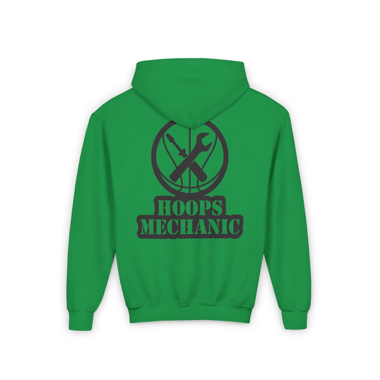 Hoops Mechanic Youth Double Logo Basketball Hoodie