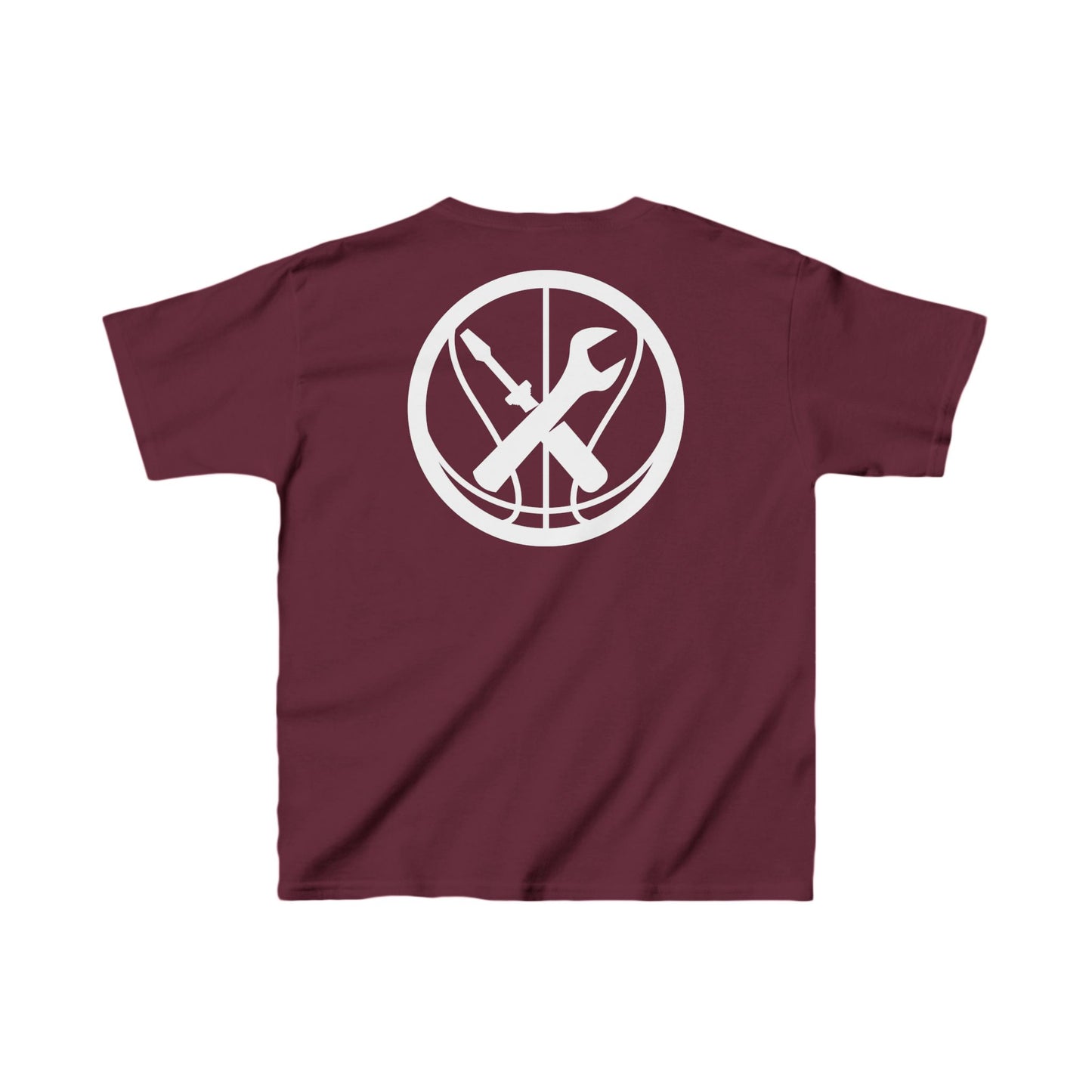 Hoops Mechanic Youth Double Logo SS Tee