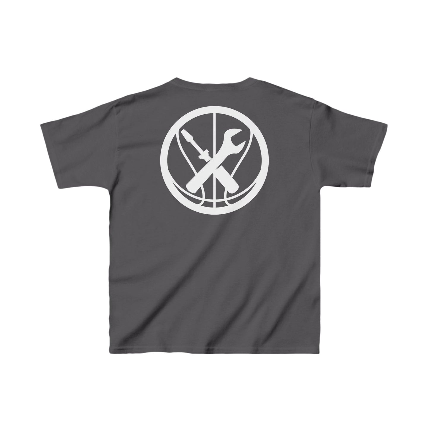 Hoops Mechanic Youth Double Logo SS Tee