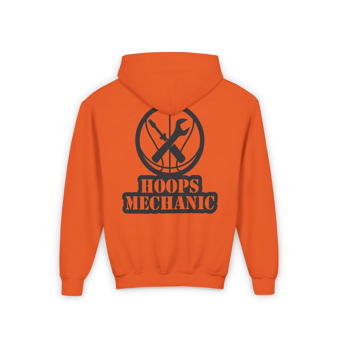 Hoops Mechanic Youth Double Logo Basketball Hoodie