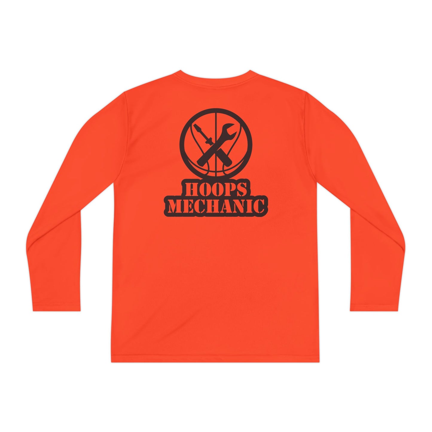 Hoops Mechanic Youth LS Double Logo Tee
