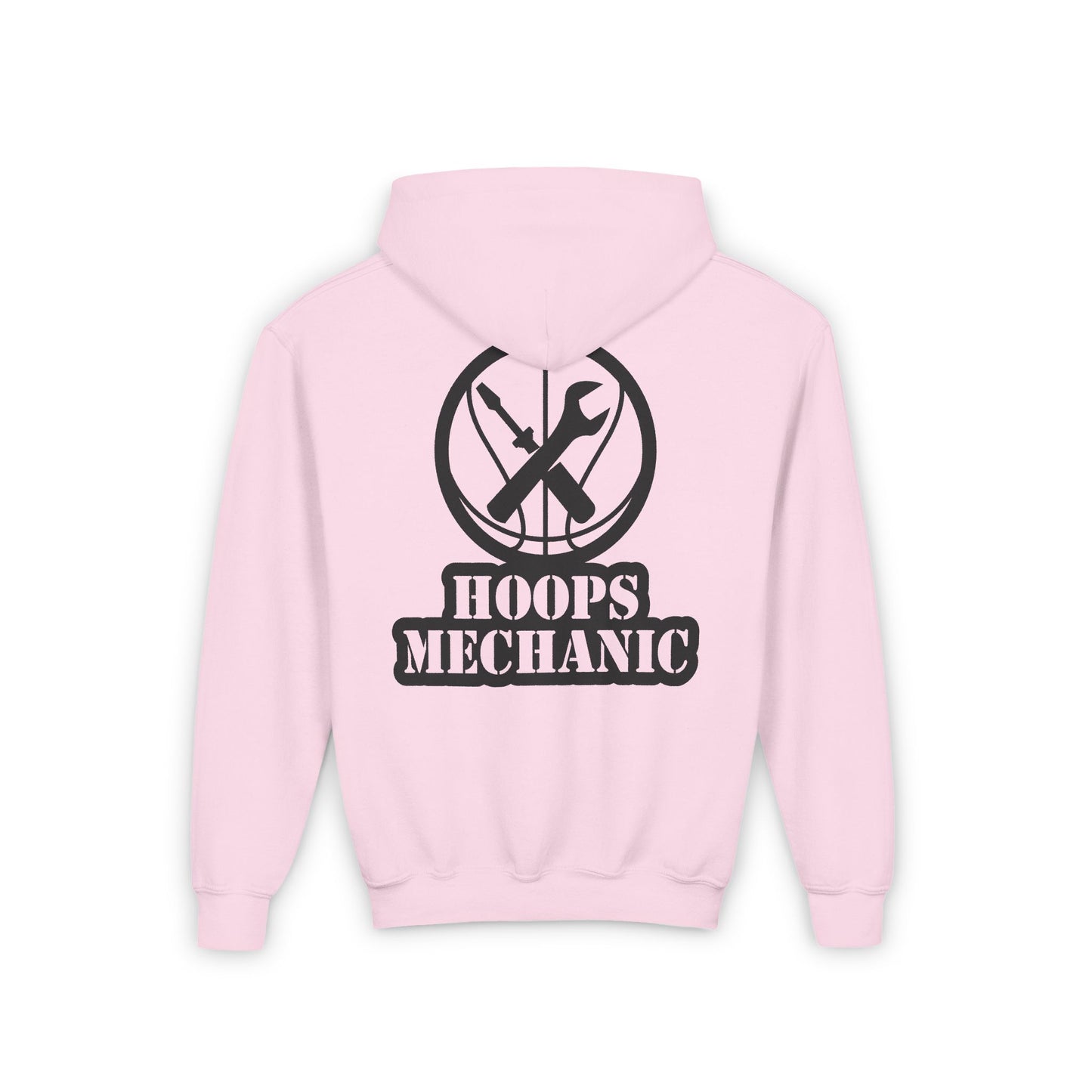 Hoops Mechanic Youth Double Logo Basketball Hoodie