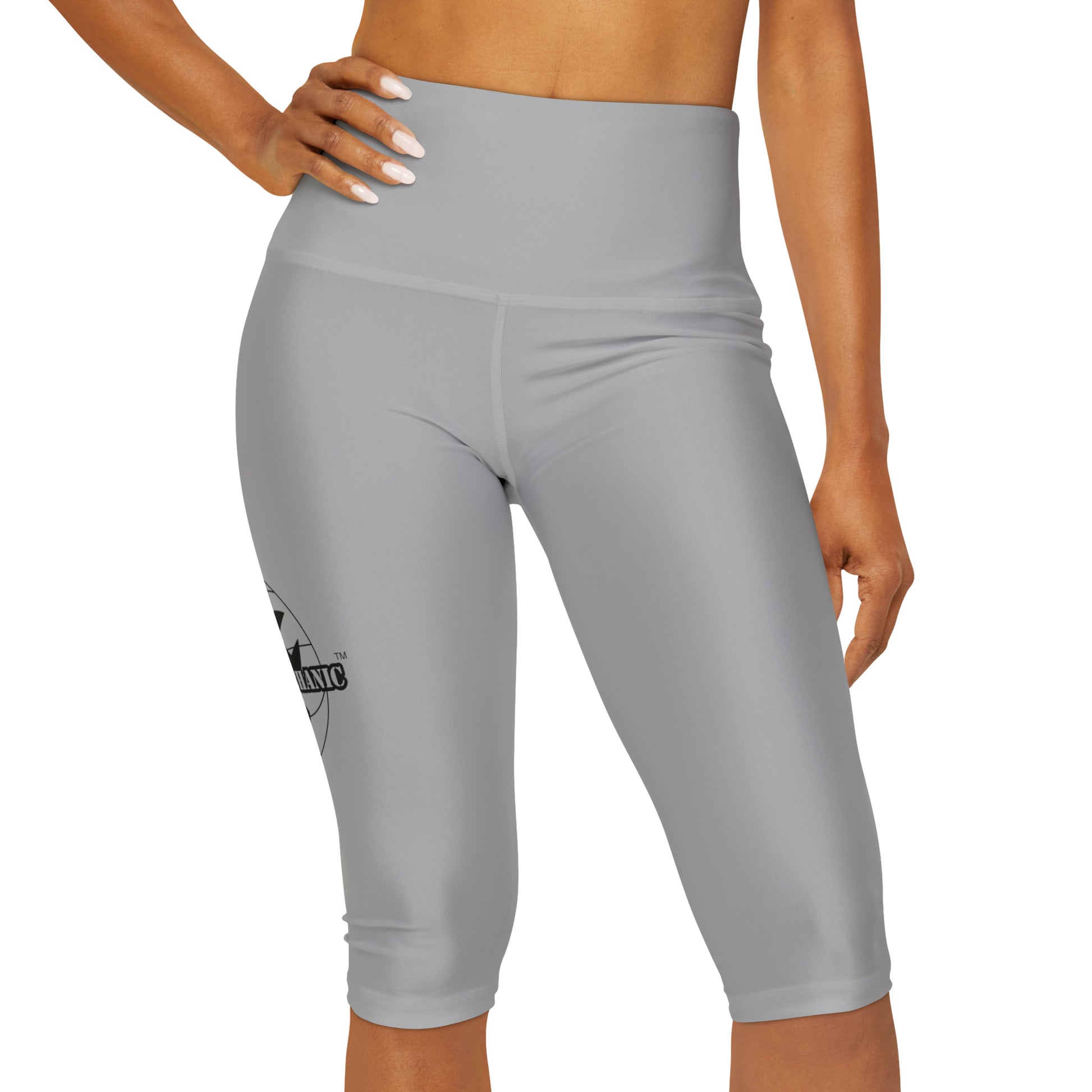 Hoops Mechanic Grey Yoga Capri Leggings