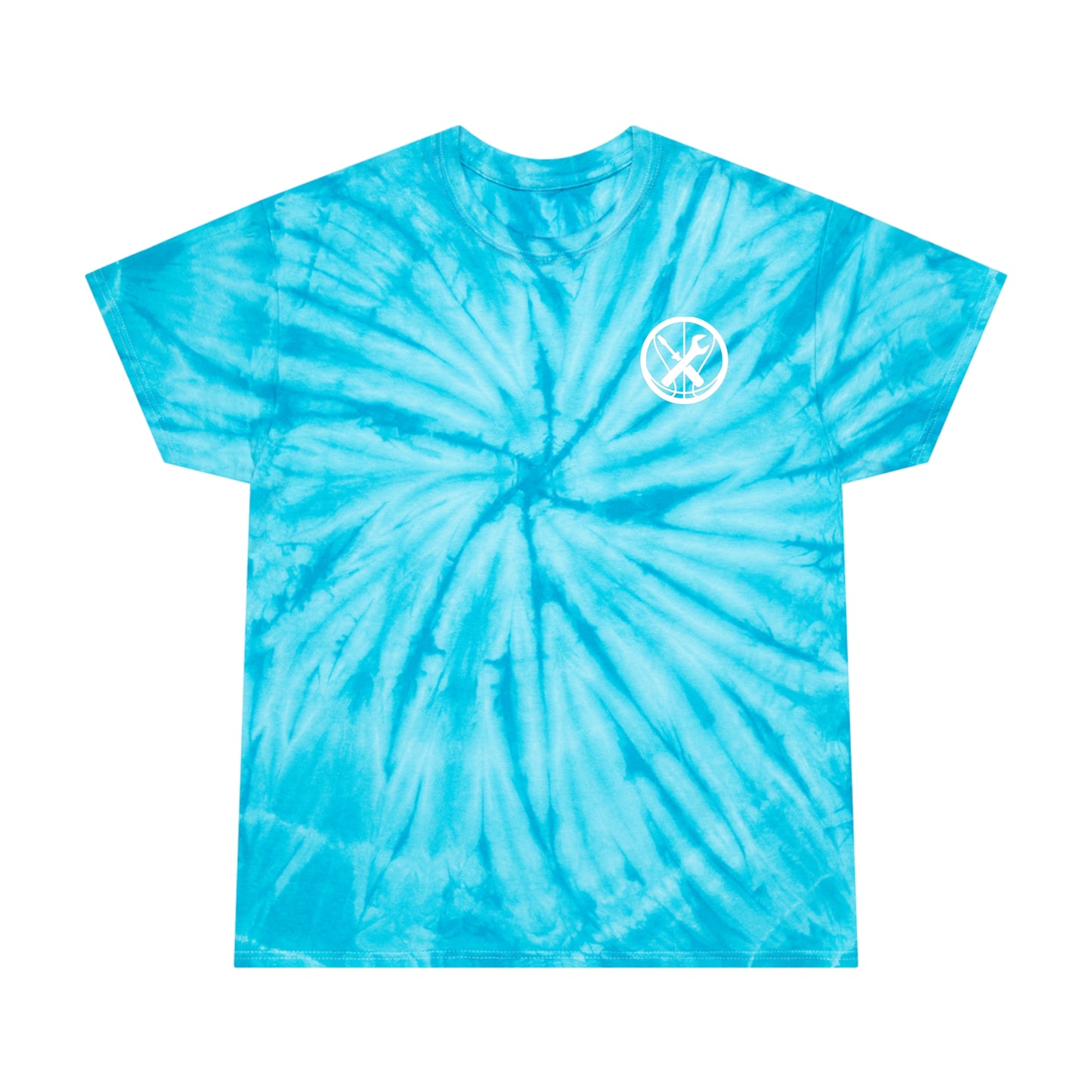 Hoops Mechanic Adult Double Logo Tie-Dye Tee