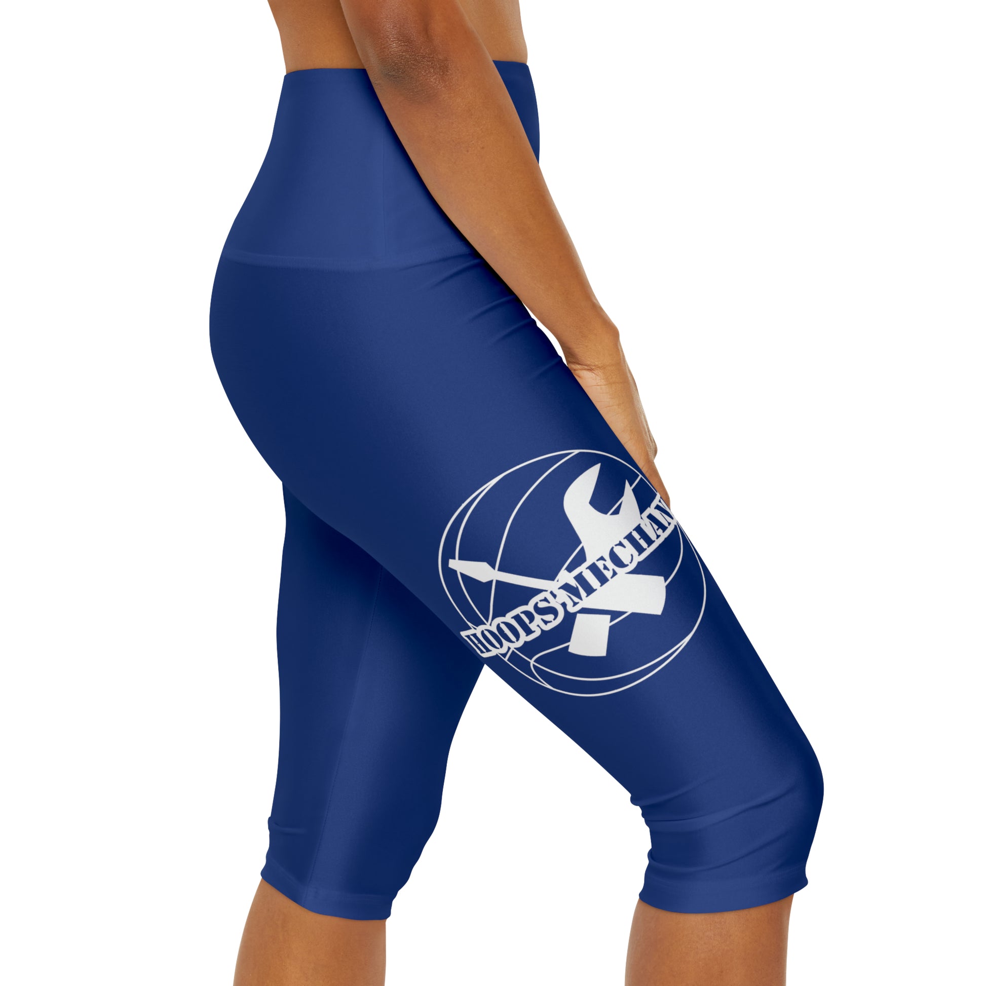 Hoops Mechanic Blue Yoga Capri Leggings