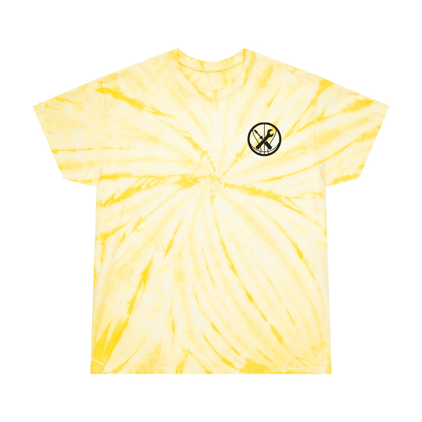 Hoops Mechanic Adult Double Logo Tie-Dye Tee