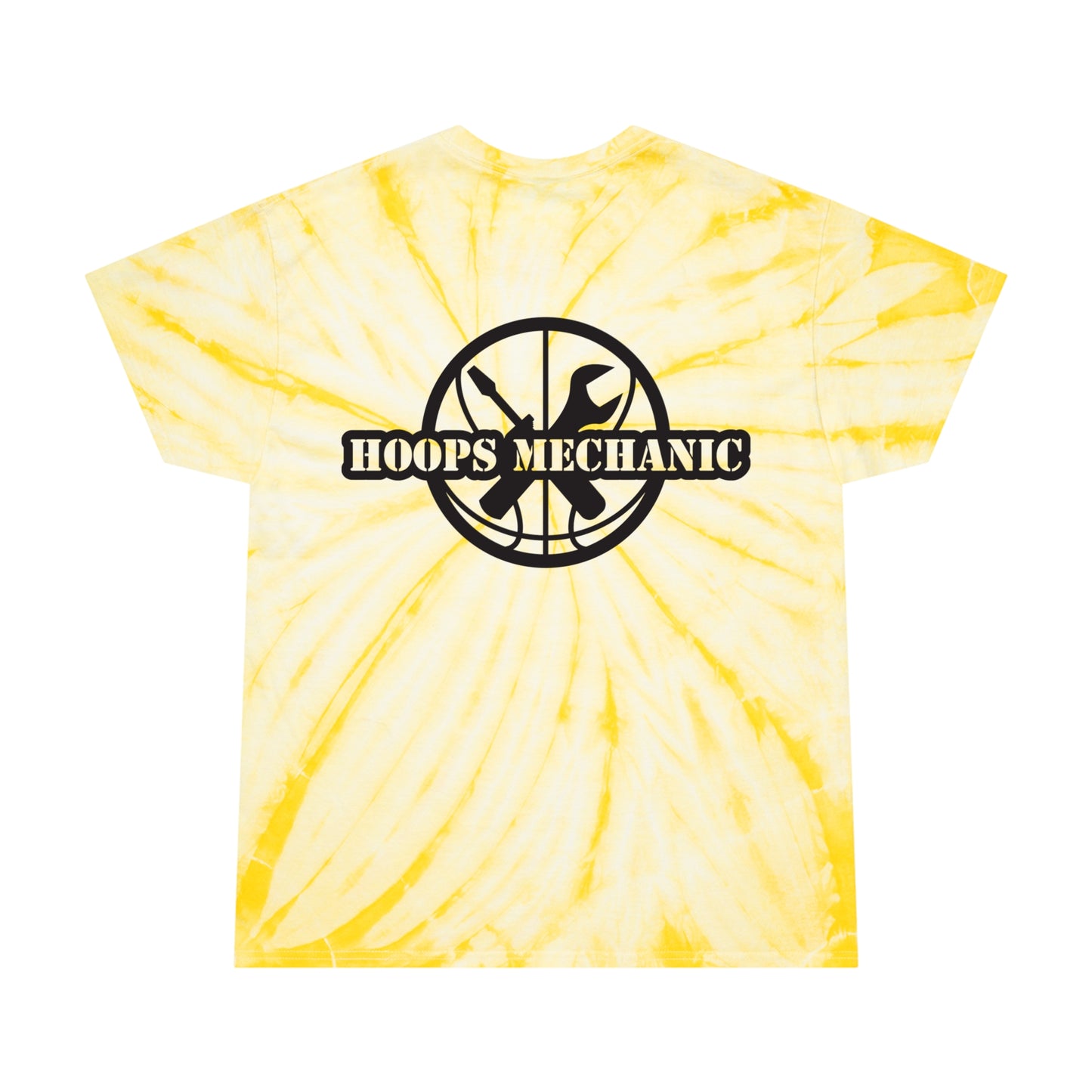 Hoops Mechanic Adult Double Logo Tie-Dye Tee