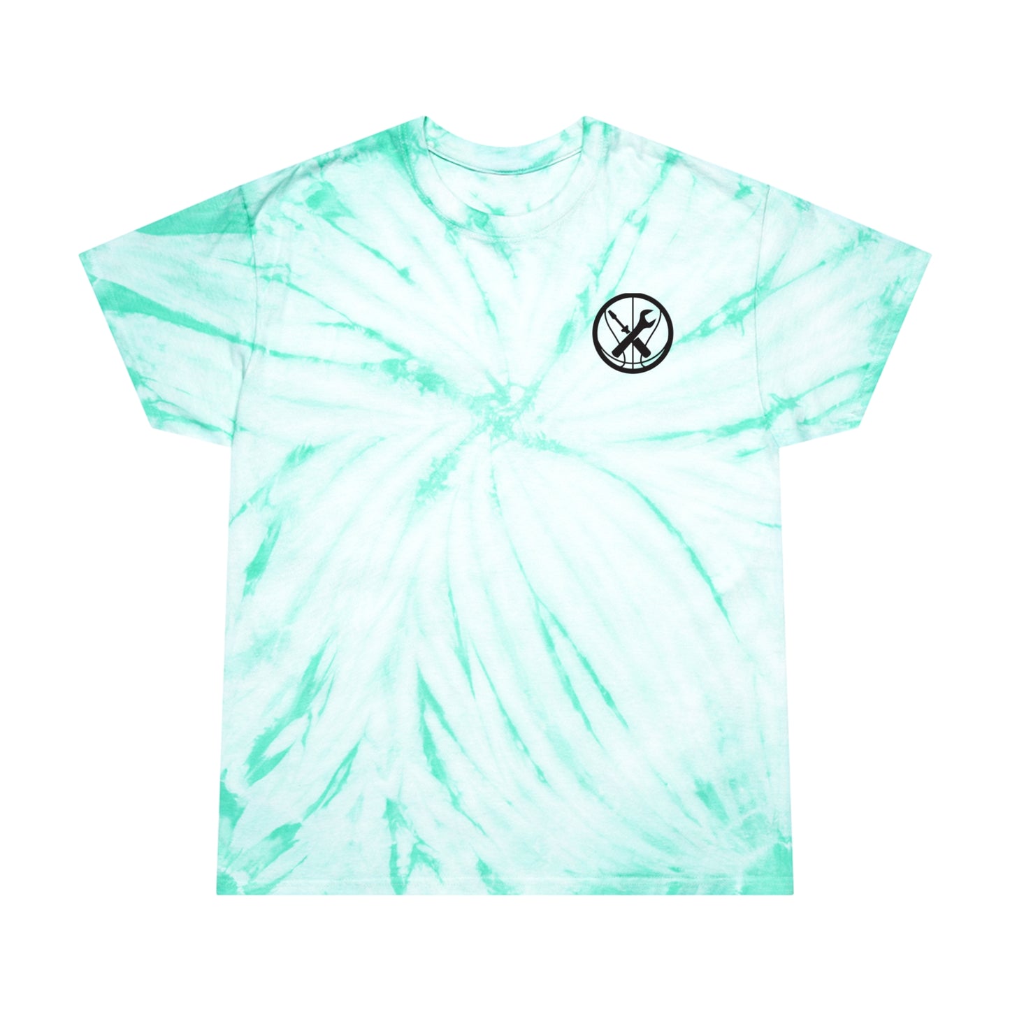 Hoops Mechanic Adult Double Logo Tie-Dye Tee