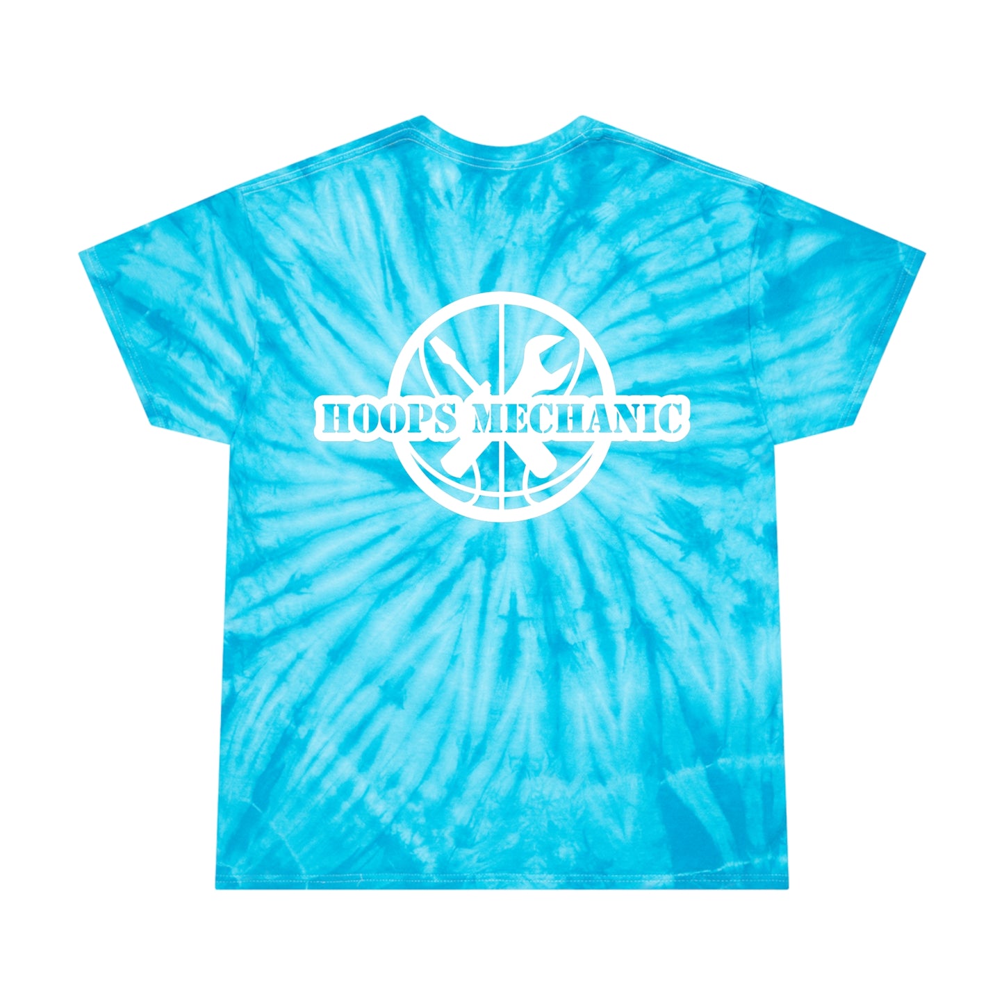 Hoops Mechanic Adult Double Logo Tie-Dye Tee