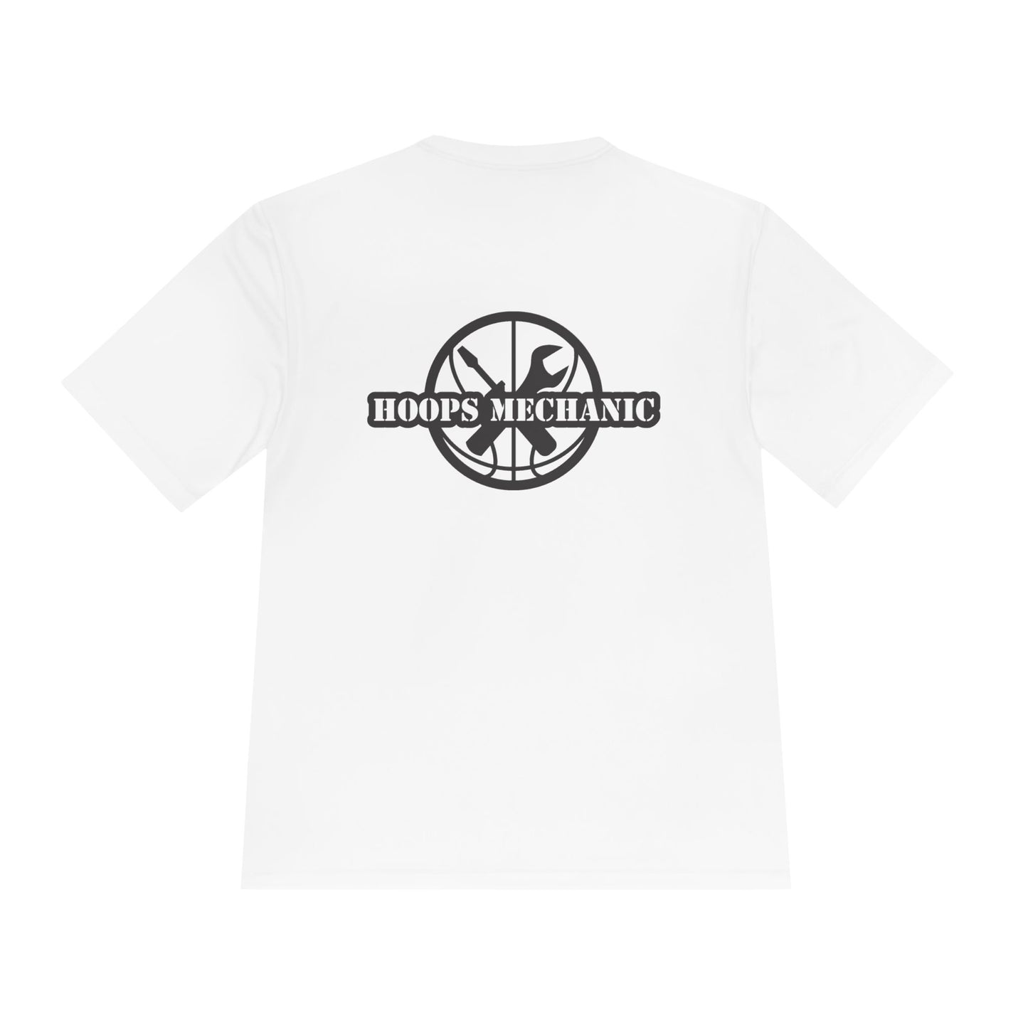 Hoops Mechanic Adult Double Logo Moisture Wicking Tee